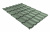 Металлочерепица Classic 0,45 мм PE RAL 6029 (Зеленая мята)
